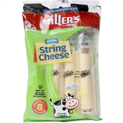 Millers String Cheese New 8oz (8 sticks x package) 12 Pack