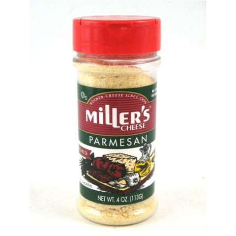 Millers Parmesan Cheese Grated 12 Pack  4 oz