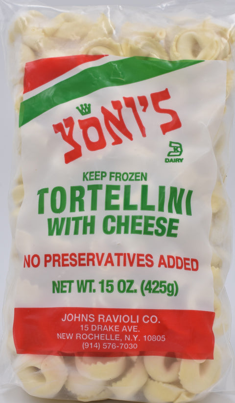 Yoni's Cheese Tortellini 12 Pack 15 oz
