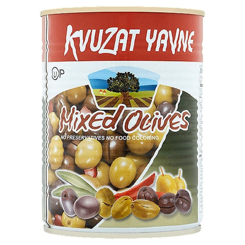 Kvuzat Yavne Cocktail Mixed Olives 12 Pack 19 oz