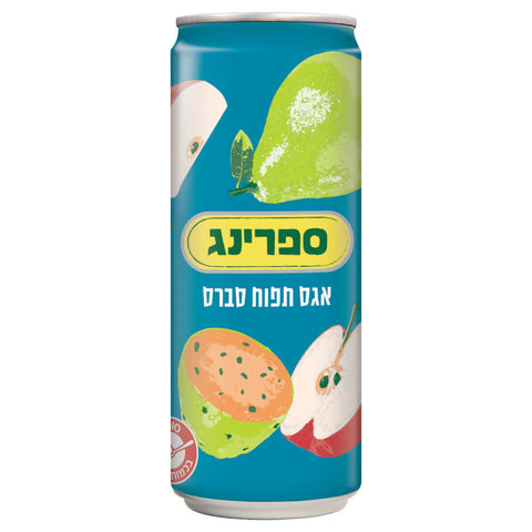 Spring Nectar Apple Sabra Cans 24 Pack